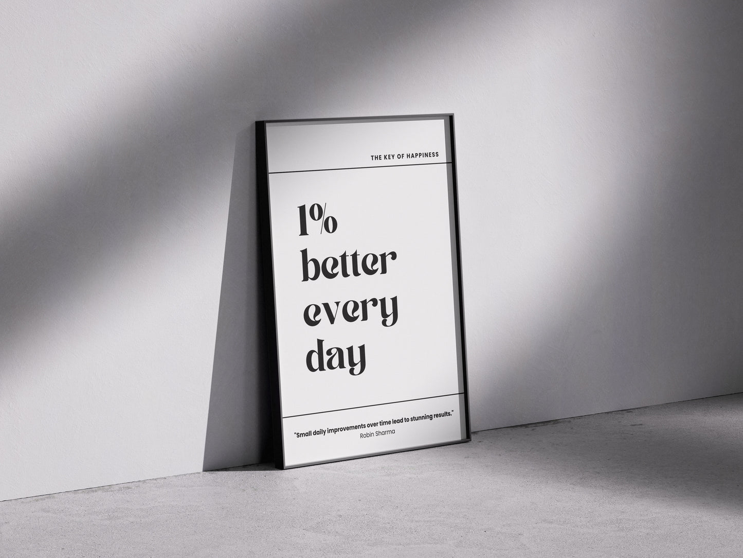 1% Better Every Day Poster